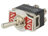 Toggle switch KN3(C)202AA2, 10A/250VAC, DPDT, ON-ON