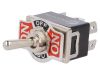 Toggle switch KN3(C)203AP, 10A/250VAC, DP3T, ON-OFF-ON