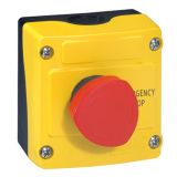 Emergency stop button 24212, red, NC, IP66, Legrand
