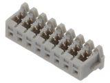 Connector IDC, 8 contacts, plug, 2mm, 08KR-6H-P