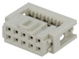 Connector IDC, 10 contacts, plug, 2.5mm, 9185106803