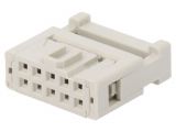 Connector IDC, 10 contacts, plug, 2.5mm, 9185107813