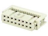 Connector IDC, 16 contacts, plug, 2.5mm, 9185166803