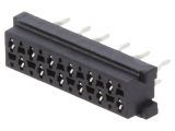 Connector Micro-Match, 12 contacts, socket, straight, 1-2178710-2