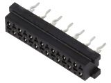 Connector Micro-Match, 14 contacts, socket, straight, 1-2178710-4