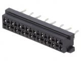 Connector Micro-Match, 16 contacts, socket, straight, 1-2178710-6