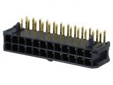 Connector wire-board, 24 contacts, socket, 90°, 3mm, 10127720-242LF