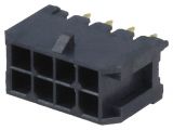 Съединител проводник-платка, 8 контакта, гнездо, 3mm, 10127721-082LF