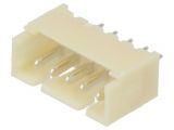 Connector wire-board, 5 contacts, socket, straight, 1.25mm, 125SH-A-05-TS