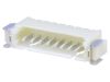 Connector wire-board, 8 contacts, socket, horizontal, 1.25mm, 125SH-A-08-TR-SMT