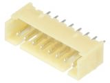 Connector wire-board, 8 contacts, socket, straight, 1.25mm, 125SH-A-08-TS