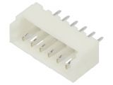 Connector wire-board, 6 contacts, socket, vertical, 1.25mm, 125SH-B-06-TS