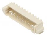 Connector wire-board, 10 contacts, socket, horizontal, 1.25mm, 125SH-B-10-TR-SMT-T/R
