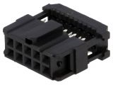 Connector IDC, 10 contacts, plug, 2.5mm, 1658621-1