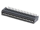 Connector FFC(FPC), 20 contacts, socket, vertical, 20FMN-BMT-A-TF