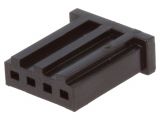 Съединител проводник-платка, 4 контакта, щепсел, 2.5mm, 280359