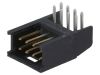 Connector wire-board, 8 contacts, socket, 90°, 2.5mm, 280389-2