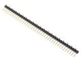Connector pin header type, 40 contacts, pin strips, vertical, 2mm, 2PH1-40-UA-SMT-A