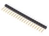 Connector pin header type, 20 contacts, pin strips, straight, 2.5mm, 68000-220HLF