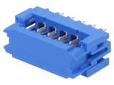 Connector IDC, 10 contacts, adapter, straight, 2.5mm, 69830-010LF