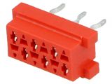 Connector Micro-Match, 6 contacts, socket, straight, 7-215079-6