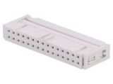 Connector IDC, 30 contacts, plug, 2.5mm, 71600-030LF
