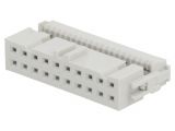 Connector IDC, 20 contacts, plug, 2.5mm, 71600-120LF