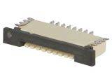 Connector FFC(FPC), 8 contacts, socket, horizontal, 84953-8
