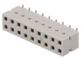 Connector wire-board, 18 contacts, socket, vertical, 2.5mm, 89898-309ALF