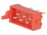 Connector Micro-Match, 6 contacts, socket, straight, 215464-6