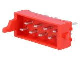 Connector Micro-Match, 8 contacts, socket, straight, 7-215464-8