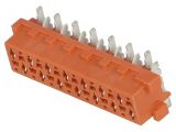 Connector Micro-Match, 14 contacts, socket, vertical, 8-188275-4