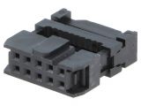 Connector IDC, 10 contacts, plug, 2.5mm, AWP-10