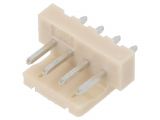 Connector wire-board, 4 contacts, socket, straight, 2.5mm, DF1-4P-2.5DSA(05)