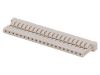 Connector wire-board, 20 contacts, plug, straight, 1.25mm, DF14-20S-1.25C