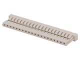 Connector wire-board, 20 contacts, plug, straight, 1.25mm, DF14-20S-1.25C