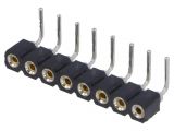 Connector pin header type, 8 contacts, socket, 90°, 2.5mm, DS1002-01-1*8R13