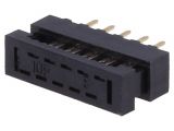 Connector IDC, 10 contacts, adapter, 2mm, DS1018-02-10B2