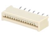 Connector FFC(FPC), 14 contacts, socket, straight, DS1020-01-14BT1