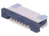 Connector FFC(FPC), 6 contacts, socket, horizontal, DS1020-07-6VBT1A-R
