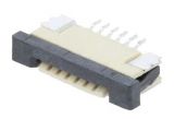 Connector FFC(FPC), 6 contacts, socket, horizontal, DS1020-07-6VBT1B-R