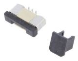 Connector FFC(FPC), 6 contacts, socket, vertical, DS1020-08-6VBT11-R