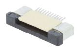 Connector FFC(FPC), 12 contacts, socket, horizontal, DS1020-09-12VBT1A-R