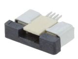 Connector FFC(FPC), 4 contacts, socket, horizontal, DS1020-09-4VBT1A-R