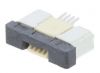 Connector FFC(FPC), 4 contacts, socket, horizontal, DS1020-09-4VBT1B-R