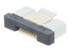 Connector FFC(FPC), 6 contacts, socket, horizontal, DS1020-09-6VBT1B-R
