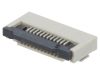 Connector FFC(FPC), 12 contacts, socket, horizontal, DS1020-11-12VBT1-R