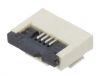 Connector FFC(FPC), 4 contacts, socket, horizontal, DS1020-11-4VBT1-R
