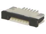 Connector FFC(FPC), 6 contacts, socket, horizontal, F1003WR-S-06PT