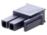 Съединител проводник-платка, 2 контакта, щепсел, 5.7mm, 170001-0102